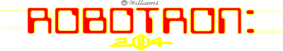Robotron logo for ZX Spectrum
